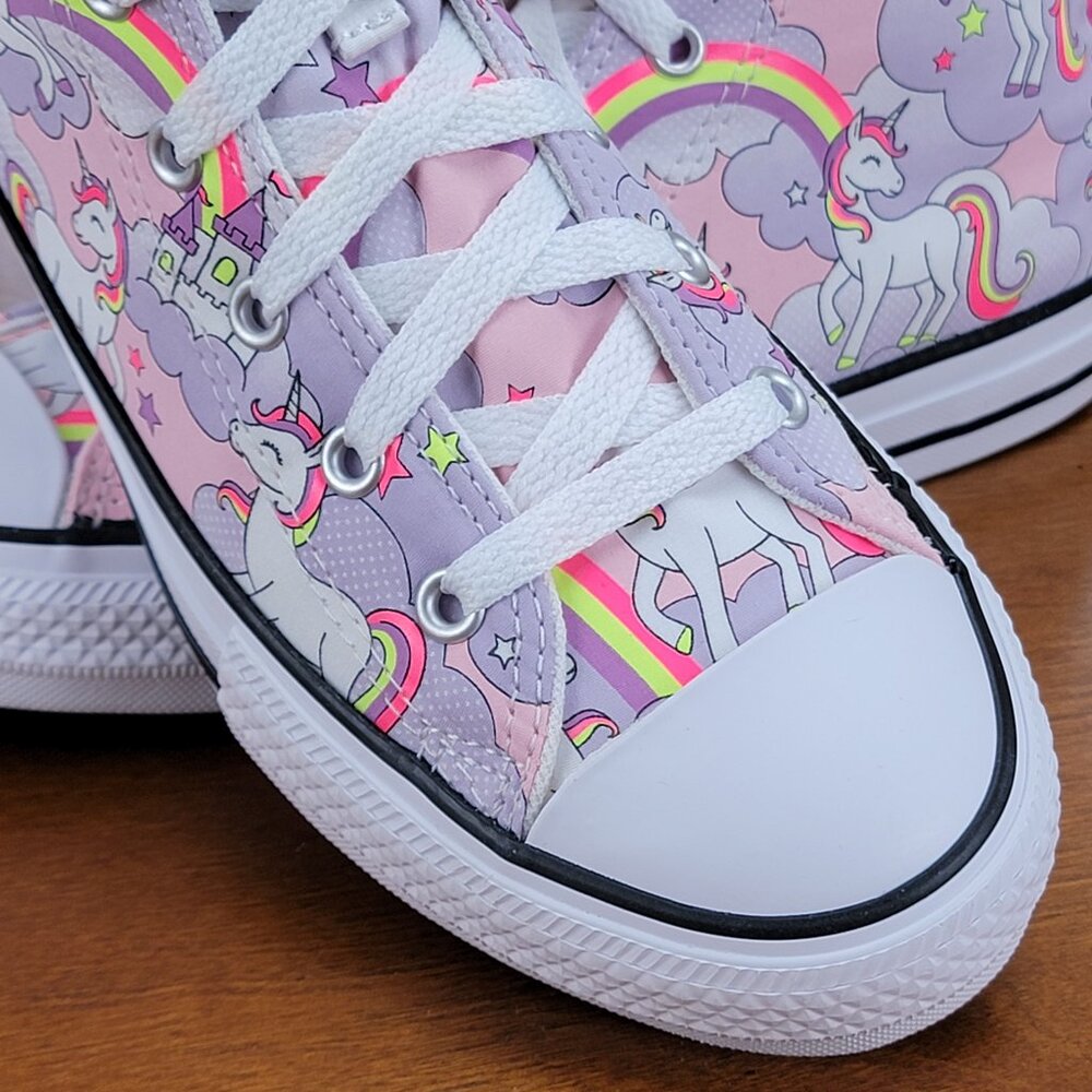 Converse Kids Unicorn Sneakers - Pink and White - Picture 7 of 12